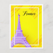 Eiffel Paris Frankreich Kunst, Kultur und Kultur Postkarte (Vorderseite)