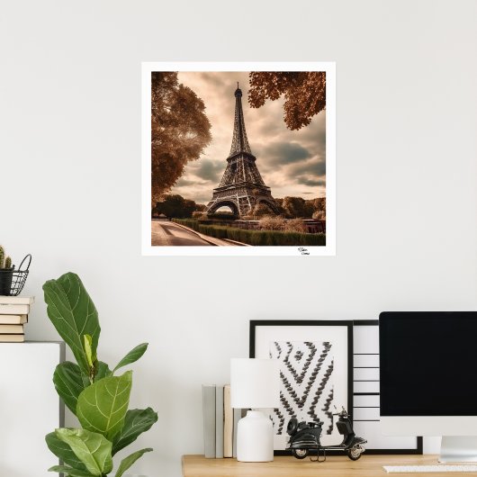 Eiffel Poster (Heimbüro)
