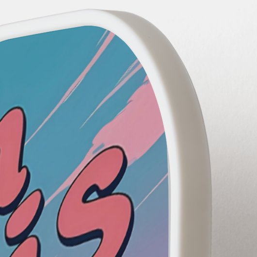 Eiffel Smash - Paris Pickleball Design Pickleball Schläger (Linke Seite)