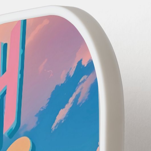 Eiffel Smash - Paris Pickleball Design Pickleball Schläger (Linke Seite)