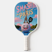 Eiffel Smash - Paris Pickleball Design Pickleball Schläger (Vorderseite)