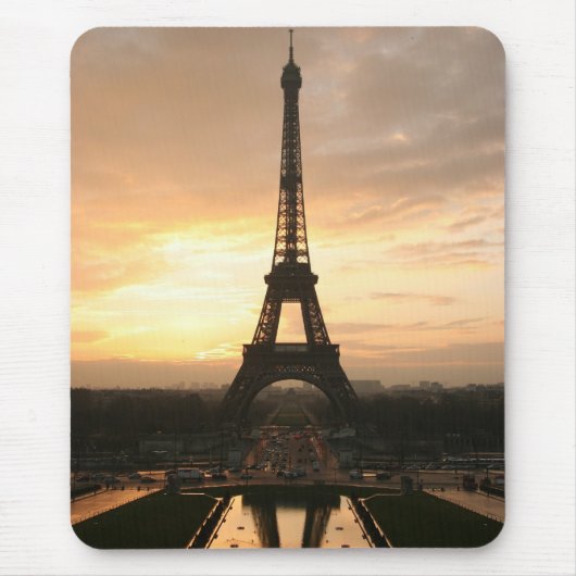 Eiffel-Sonnenaufgang Mousepad (Vorne)