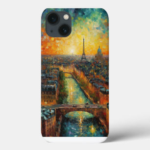 Eiffel Sternennacht Kräftiger impressionistische Case-Mate iPhone Hülle