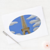 Eiffel Tower2.JPG Ovaler Aufkleber (Umschlag)