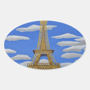 Eiffel Tower2.JPG Ovaler Aufkleber