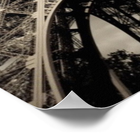Eiffel Tower 9 Poster (Ecke)