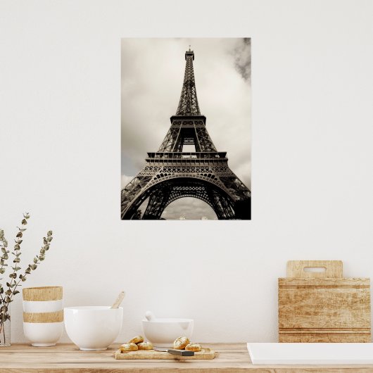 Eiffel Tower 9 Poster (Küche)