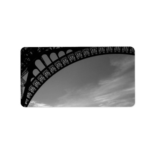 Eiffel Tower Address Labels Adressaufkleber (Vorne)