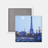 Eiffel Tower at Dusk Magnet (Vorderseite/Rückseite)