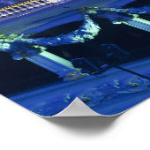 Eiffel Tower at Dusk Poster (Ecke)