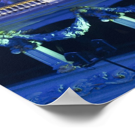 Eiffel Tower at Dusk Poster (Ecke)