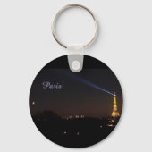 Eiffel Tower at Night Keychain Schlüsselanhänger (Rückseite)