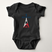 Eiffel Tower Baby Strampler (Vorderseite)