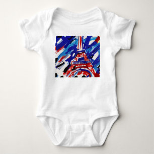 Eiffel Tower Baby Strampler