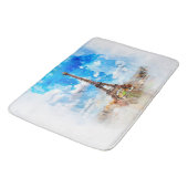 Eiffel Tower Badematte (Schrägansicht)