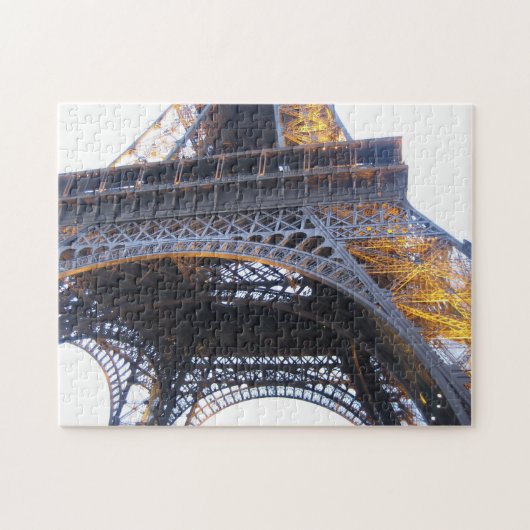 Eiffel Tower Base, Paris Frankreich Puzzle (Horizontal)