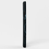 Eiffel Tower Blue Floral Wirbel Case-Mate iPhone Hülle (Hinten/Rechts)