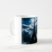 Eiffel Tower Blue Night Kaffeetasse (Vorderseite Links)