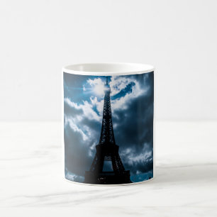 Eiffel Tower Blue Night Kaffeetasse