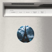 Eiffel Tower Blue Night Magnet (In Situ (Geschirrspüler))