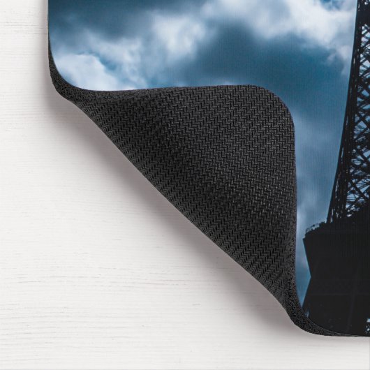 Eiffel Tower Blue Night Mousepad (Ecke)