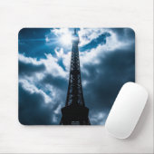 Eiffel Tower Blue Night Mousepad (Mit Mouse)