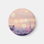 Eiffel Tower Bokeh Montmartre Foto Magnet (Vorne)