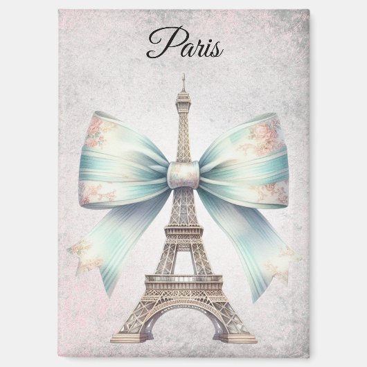 Eiffel Tower & Bow Magnet (Vorderseite)