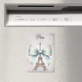 Eiffel Tower & Bow Magnet (In Situ (Geschirrspüler))