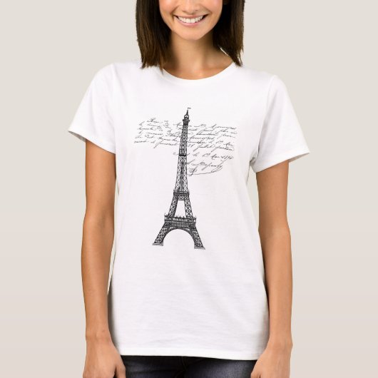 Eiffel Tower Boyfriend T-Shirt (Vorderseite)