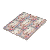 Eiffel Tower Butterflies and Flowers Fliese (Seite)