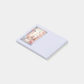 Eiffel Tower Butterflies and Flowers Post-it Klebezettel (angewinkelt)