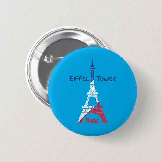 Eiffel Tower Button (Vorne & Hinten)