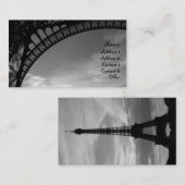 Eiffel Tower Calling Cards Telefonnummerkarte (Vorne/Hinten)