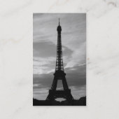 Eiffel Tower Calling Cards Telefonnummerkarte (Rückseite)