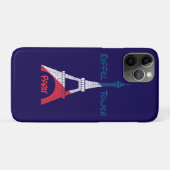Eiffel Tower Case-Mate iPhone Hülle (Rückseite (Horizontal))