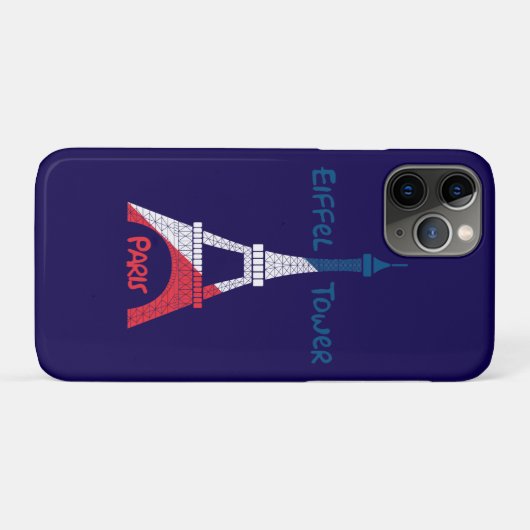 Eiffel Tower Case-Mate iPhone Hülle (Rückseite (Horizontal))