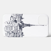 Eiffel Tower Case-Mate iPhone Hülle (Rückseite (Horizontal))