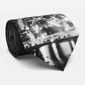 EIFFEL TOWER City of Light Paris - Frankreich Mens Krawatte (Gerollt)