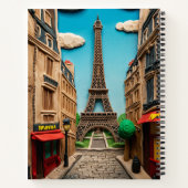 Eiffel Tower Clay Modell Notizblock (Rückseite)