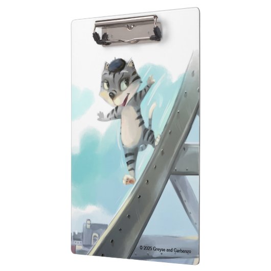 Eiffel Tower Clipboard Klemmbrett (Links)