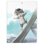 Eiffel Tower Clipboard Klemmbrett (Rückseite)