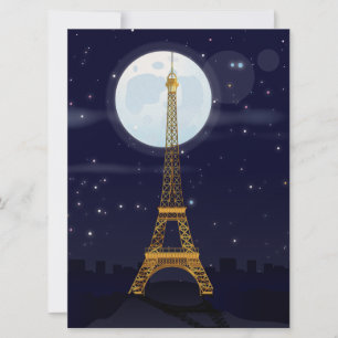 Eiffel Tower Einladung