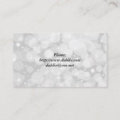 Eiffel Tower Elegance Visitenkarte (Rückseite)