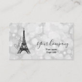 Eiffel Tower Elegance Visitenkarte (Vorderseite)