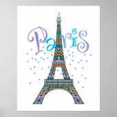 Eiffel Tower Fantasy Poster (Vorne)