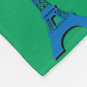 Eiffel Tower Fleecedecke (Ecke)