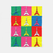 Eiffel Tower Fleecedecke (Vorderseite)