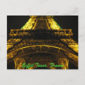 Eiffel Tower, France Postcard Postkarte (Vorderseite)