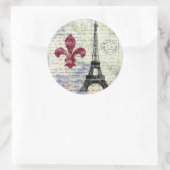 Eiffel Tower France Stickers (Tasche)
